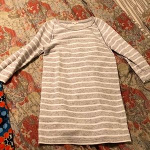 Gap striped sweatshirt dress